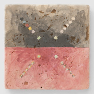 Nr. A (Atom-serie) Hilma af Klint Stenen Onderzetter