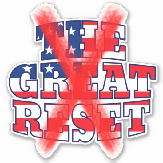 Nr. AAN GROTE RESET Sticker (Voorkant)