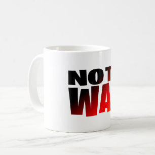 Nr aan oorlog T-Shirt Sleutelhanger Button Klassie Koffiemok