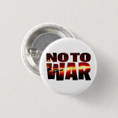 Nr aan oorlog T-Shirt Sleutelhanger Ronde Button 3,2 Cm (Voorkant /achterkant)