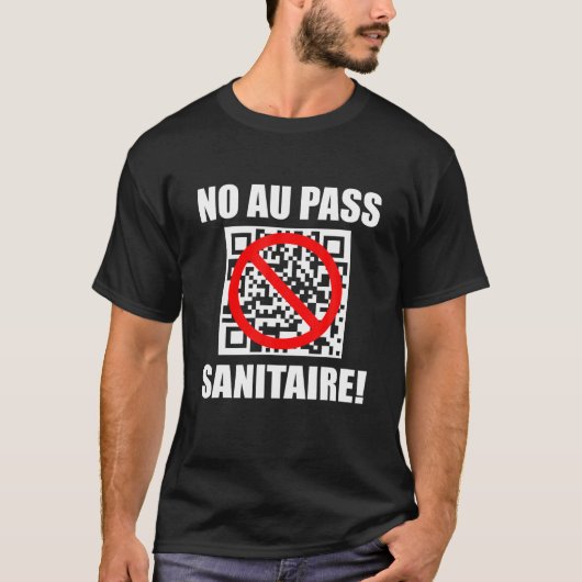 Nr. aan sanitaire pas, Nr. aan vaccin T-shirt (Voorkant)