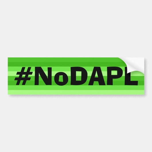 Nr. DAPL-bumpersticker Bumpersticker (Voorkant)