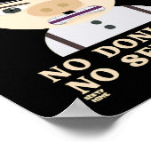 "NR. GEGEVENS, NR. SERVICE" funny politie officer Poster (Hoek)