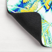 Nr. geslipte inkt, afbeelding met gele, cyaanblauw muismat (Hoek)