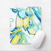 Nr. geslipte inkt, afbeelding met gele, cyaanblauw muismat (Met muis)