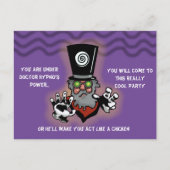 NR. HYPNO PARTIJINVITATIE door Jetpackcorps Briefkaart (Voorkant)