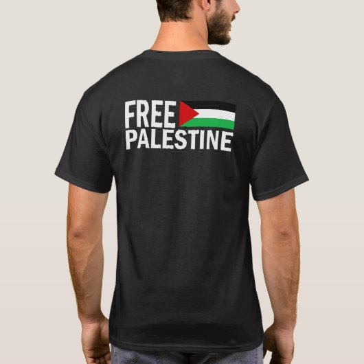 NR KAIZOD Free Palestine T-Shirt (Achterkant)
