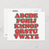 Nr. L Feestdagenkaart (Voorkant / Achterkant)