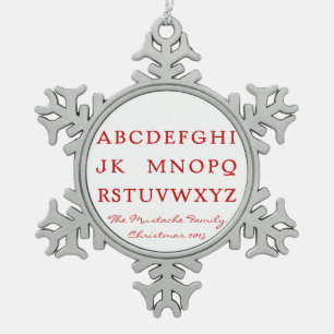 nr. L. "Joke" (noel) Tin Sneeuwvlok Ornament