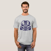 nr. time excuus: gain train more hard muscu t-shirt (Voorkant volledig)