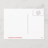 Nr, u is niet op Mijn Lijst van de Emmer! Grappig Feestdagenkaart (Achterkant)