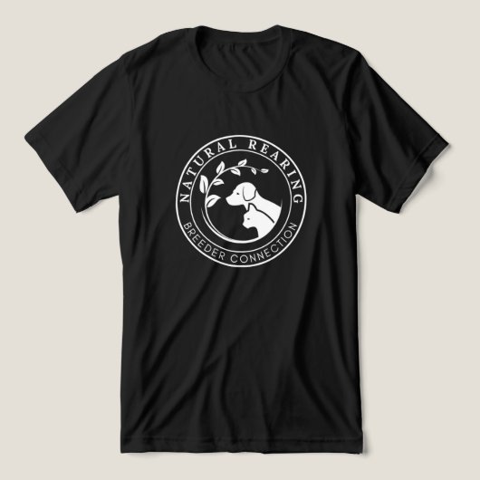 NRBC Logo Wit - Unisex Tri-Blend Shirt (Design voorkant)