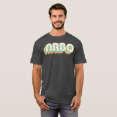 nrbq vintage kleur vriend t-shirt (Voorkant volledig)