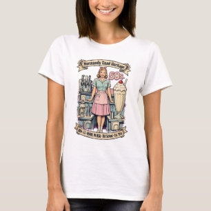 NRH 50s Soda Fountain Vintage Diner Dames T-Shirt