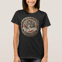 NRH Motor Club Route 66 Vintage Garage Dames T-shi