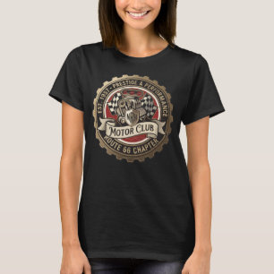 NRH Motor Club Route 66 Vintage Garage Dames T-shi T-shirt