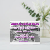 NRHS-klasse 2003 10-jarige reünie-kleding Briefkaart (Staand voorkant)