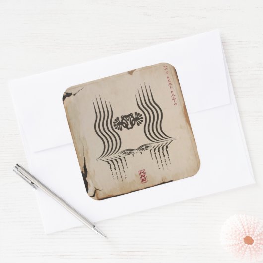 NRR VIERKANTE STICKER (Envelop)