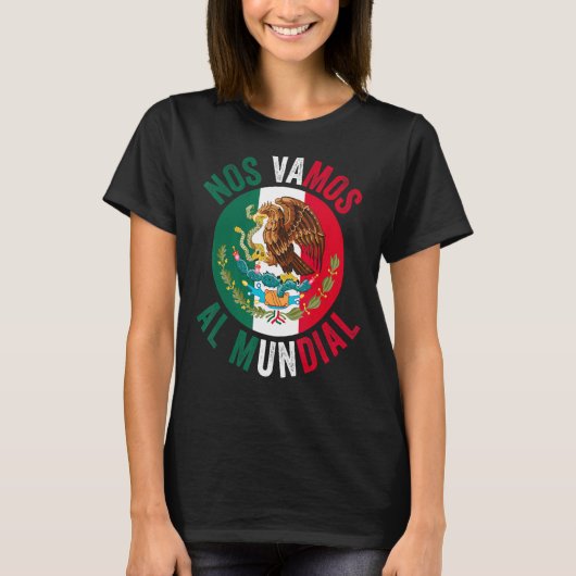 nrs. Vamos Al Mundial Mexico 2 T-shirt (Voorkant)
