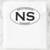 NS Nova Scotia Ovale Logo Ovale Sticker (Tas)