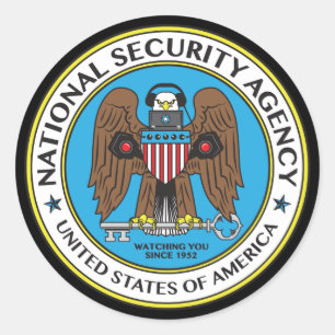 NSA RONDE STICKER