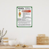 NSAIDs De gevaren van gewone pijnstillers Poster (Keuken)