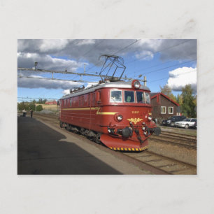 NSB veteraan El 11 in Eina st., Noorwegen Briefkaart