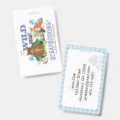 NSD 2024 Aanpasbare Bagage Label Badge (Voor- en achterkant)