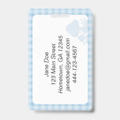 NSD 2024 Aanpasbare Bagage Label Badge (Achterkant)