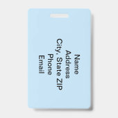 NSD 2025 Bagagelabel Badge (Achterkant)