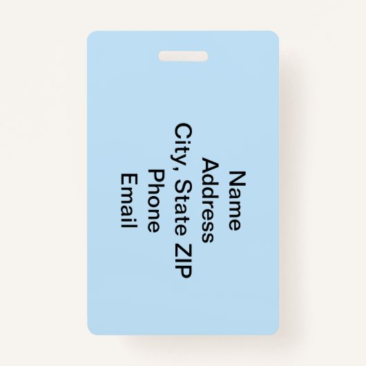 NSD 2025 Bagagelabel Badge (Achterkant)