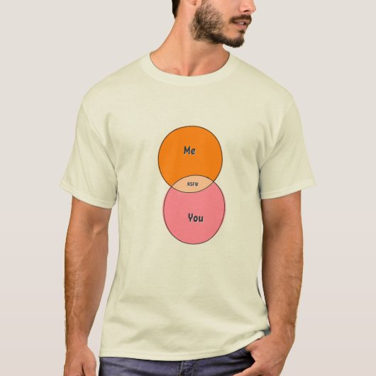 NSFW Ik jullie vn-diagram T-shirt (Voorkant)