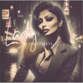 NSFW Mob Vrouw "Dame in de straten... Freak in de Sticker (Voorkant)