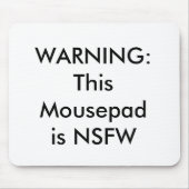 NSFW Mousepad Muismat (Voorkant)