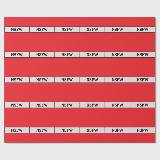 NSFW niet veilig voor het werk Cadeaupapier (Vlak)