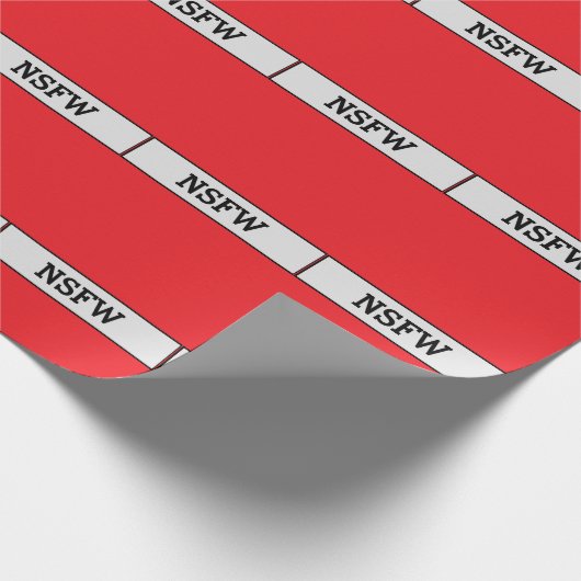 NSFW niet veilig voor het werk Cadeaupapier (Hoek)
