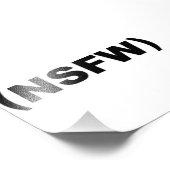 NSFW niet veilig voor het werk Foto Afdruk (Hoek)