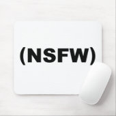NSFW niet veilig voor het werk Muismat (Met muis)
