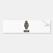 NSFW Prehistorische Venus Figurus Bumpersticker (Voorkant)