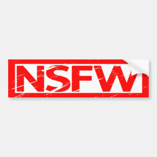 NSFW Stamp Bumpersticker