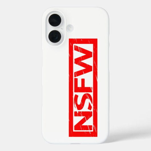NSFW Stamp Case-Mate iPhone Case (Achterkant)
