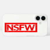 NSFW Stamp Case-Mate iPhone Case (Achterkant (horizontaal))