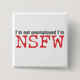 NSFW VIERKANTE BUTTON 5,1 CM