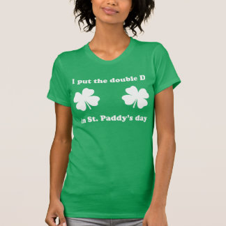 NSPNwtxt St. Paddy's Double D Green T-shirt