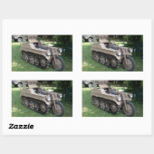 NSU Kettenkrad Rechthoekige Sticker (Vel)