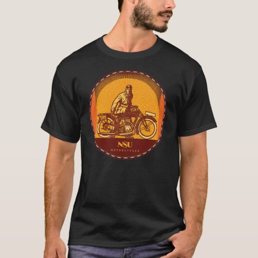 NSU motorfietsen T-shirt (Voorkant)