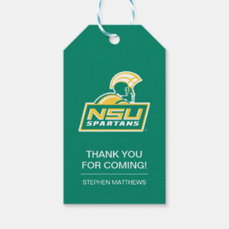 NSU Spartans Afstuderen Cadeaulabel