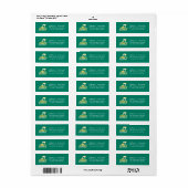 NSU Spartans Afstuderen Etiket (Full Sheet)