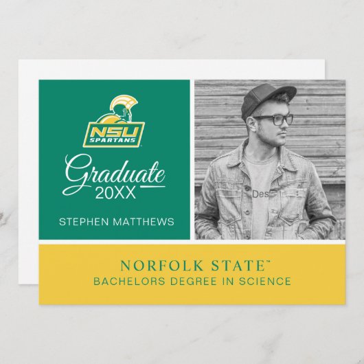 NSU Spartans Afstuderen Kaart (Voorkant / Achterkant)