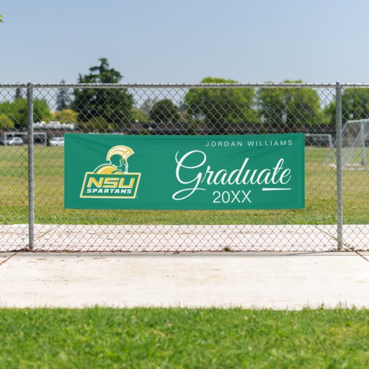 NSU Spartans Afstuderen Spandoek (Insitu)